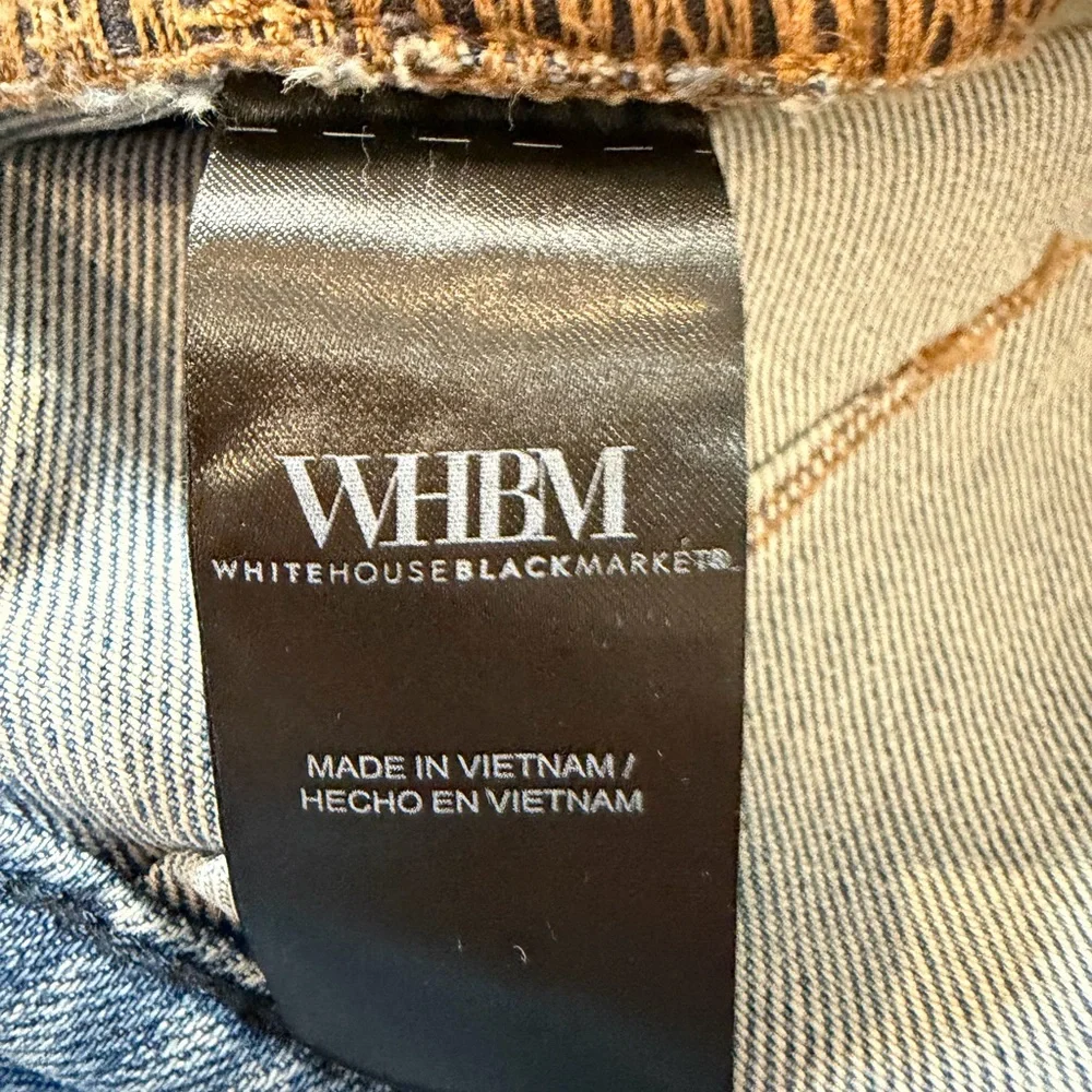 Extra High-Rise Double Waistband Slim Ankle Jeans | White House Black Market - Picture 12 of 14